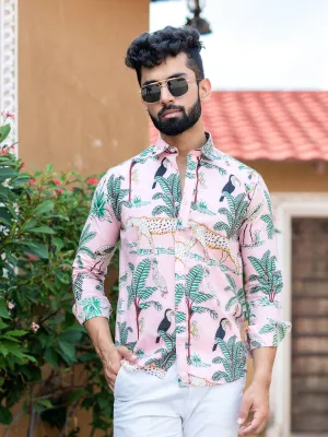 Jungle Safari Full Sleeves Cotton Printed Shirt