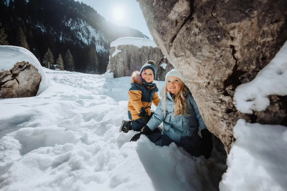 Kids’ Warm Waterproof Hiking Trousers - SH500 MOUNTAIN - Ages 2-6