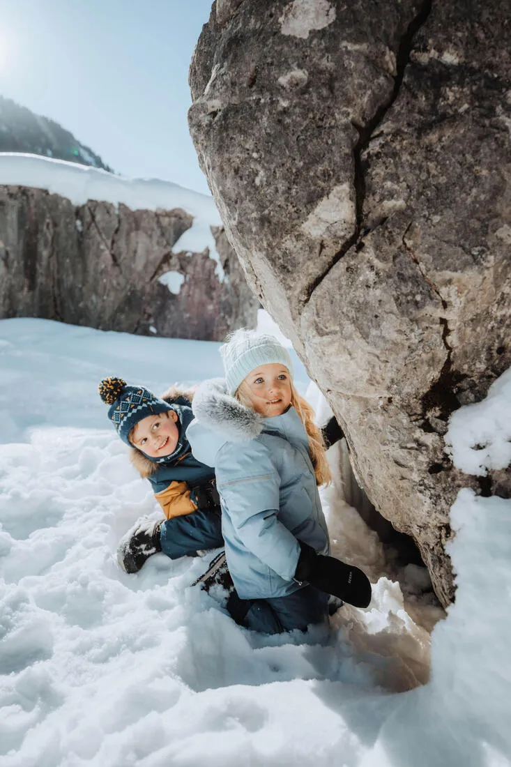Kids’ Warm Waterproof Hiking Trousers - SH500 MOUNTAIN - Ages 2-6