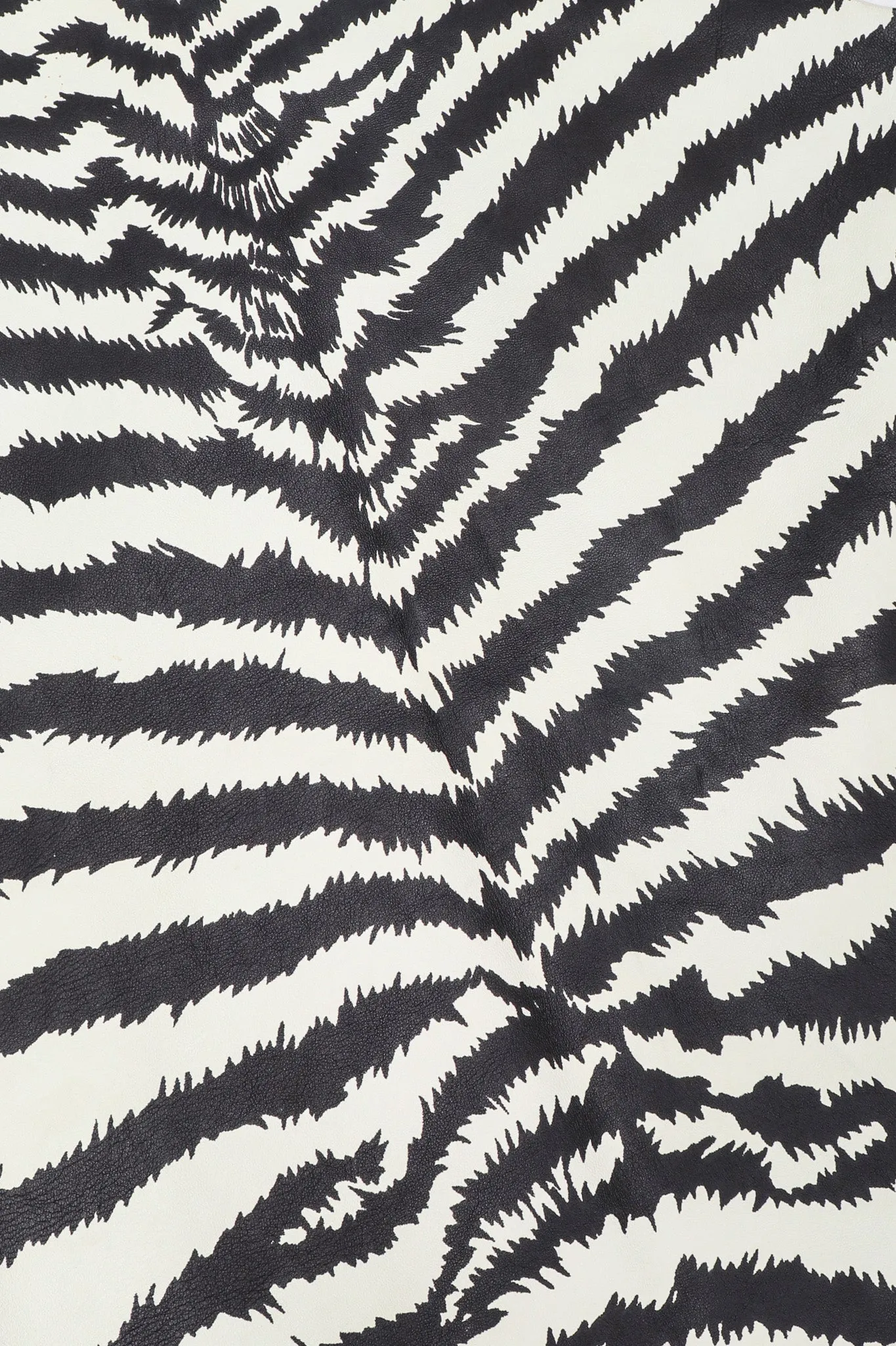 Leather Zebra Top