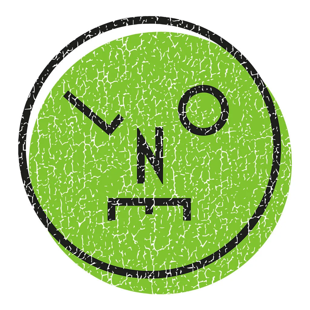 LNOE Circle Logo Distressed Green Unisex Organic T-Shirt