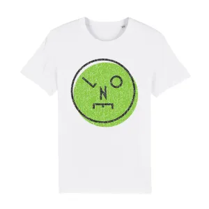 LNOE Circle Logo Distressed Green Unisex Organic T-Shirt