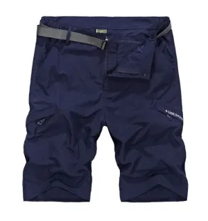 LoClimb Outdoor Hiking Shorts Men Camping/Climbing/Trekking Short Mens Quick Dry Travel Shorts Men's Sports Shorts Fishing AM385