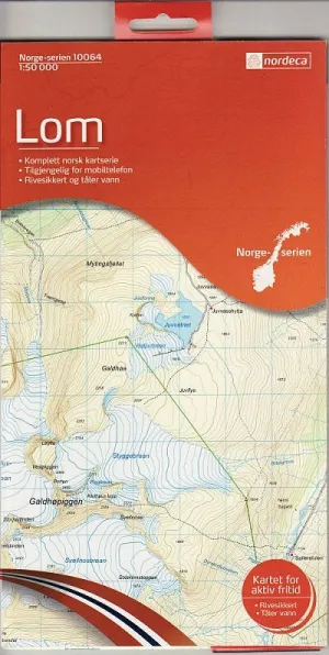 Lom (Jotunheimen) 10064 Map