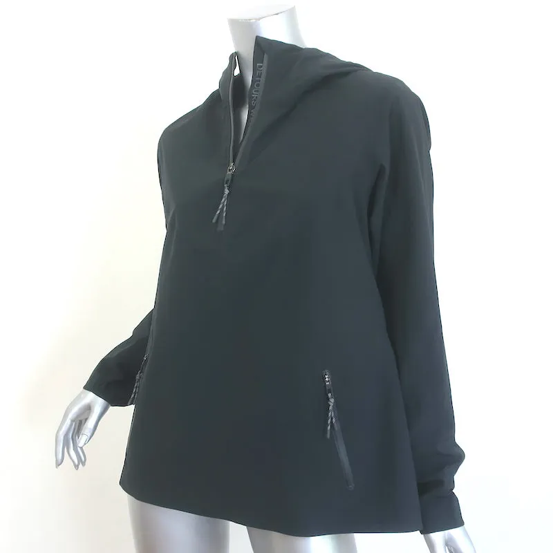 Lululemon Waterproof Hiking Half-Zip Pullover Jacket Black Size 4