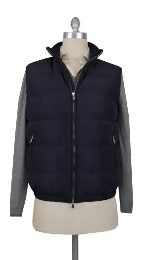 Mandelli Dark Blue Jacket Vest