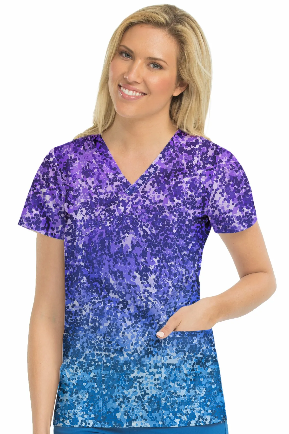 Med Couture Scrub Top Prints Activate Clearance Sale