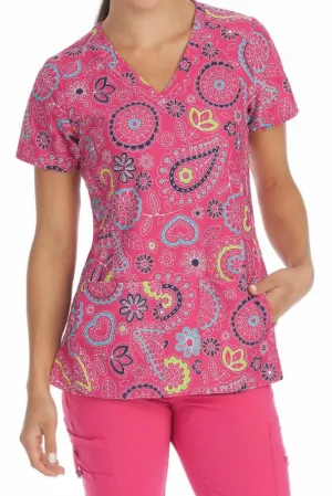 Med Couture Scrub Top Prints Activate Clearance Sale
