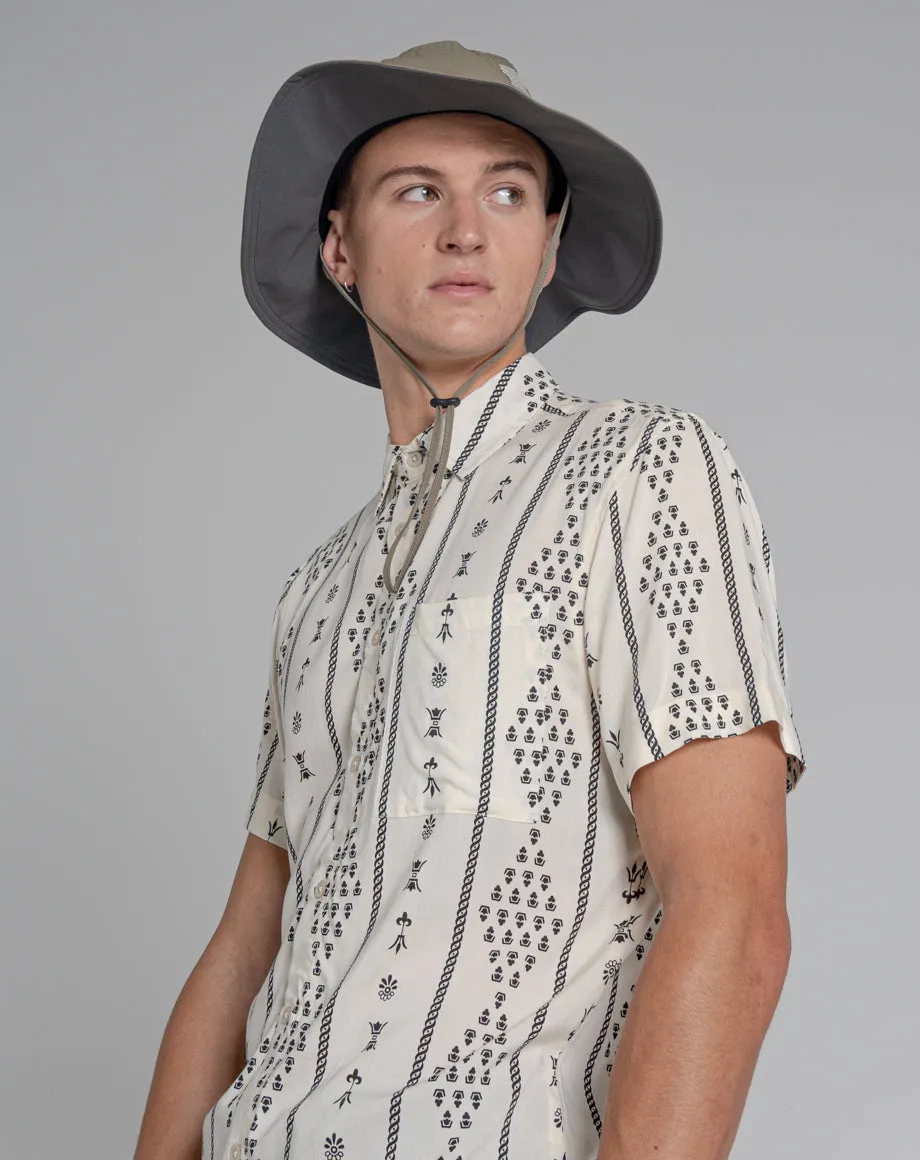 MEDIAS PRINTED MENS SHIRT | IVORY