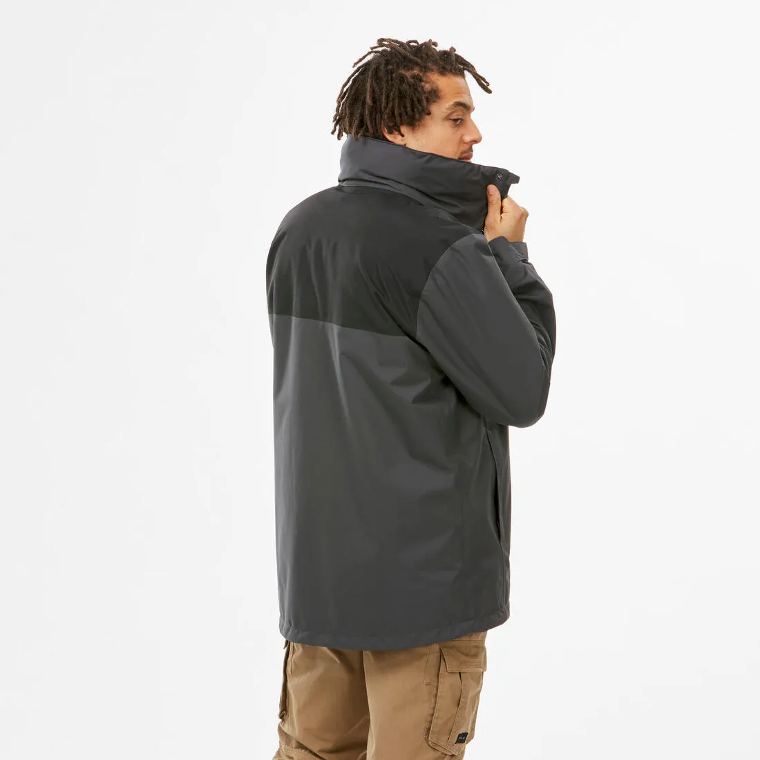 Men’s 3in1 waterproof hiking jacket 0°C NH100