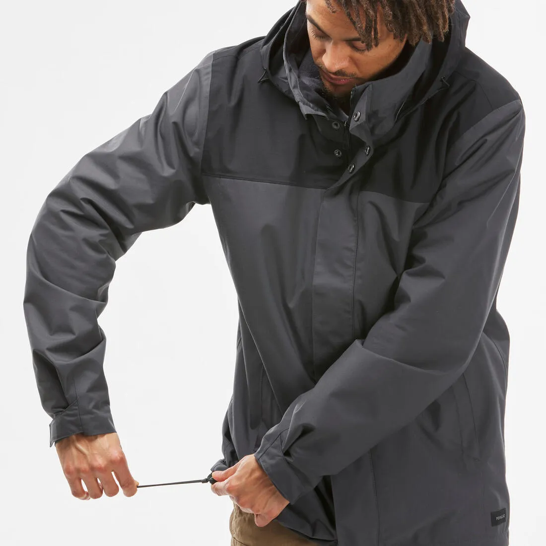 Men’s 3in1 waterproof hiking jacket 0°C NH100