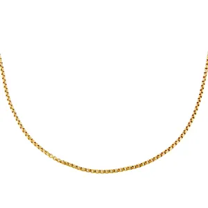 Men's Box Chain Necklace 14K