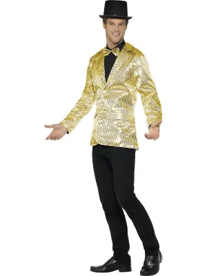 Men's Gold Sequin Jacket