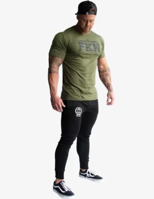 Men's Gym T-Shirt | Varsity | Khaki