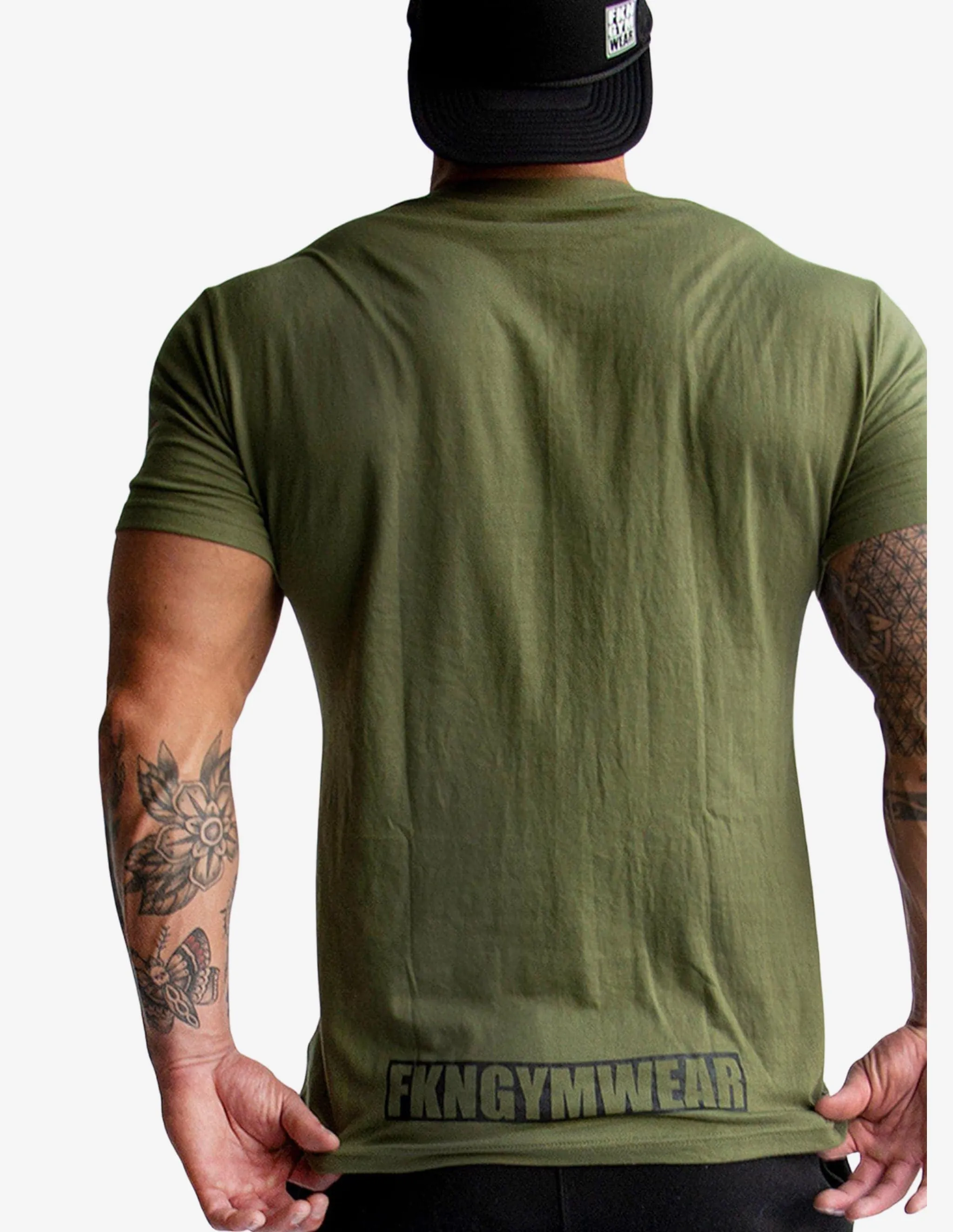 Men's Gym T-Shirt | Varsity | Khaki