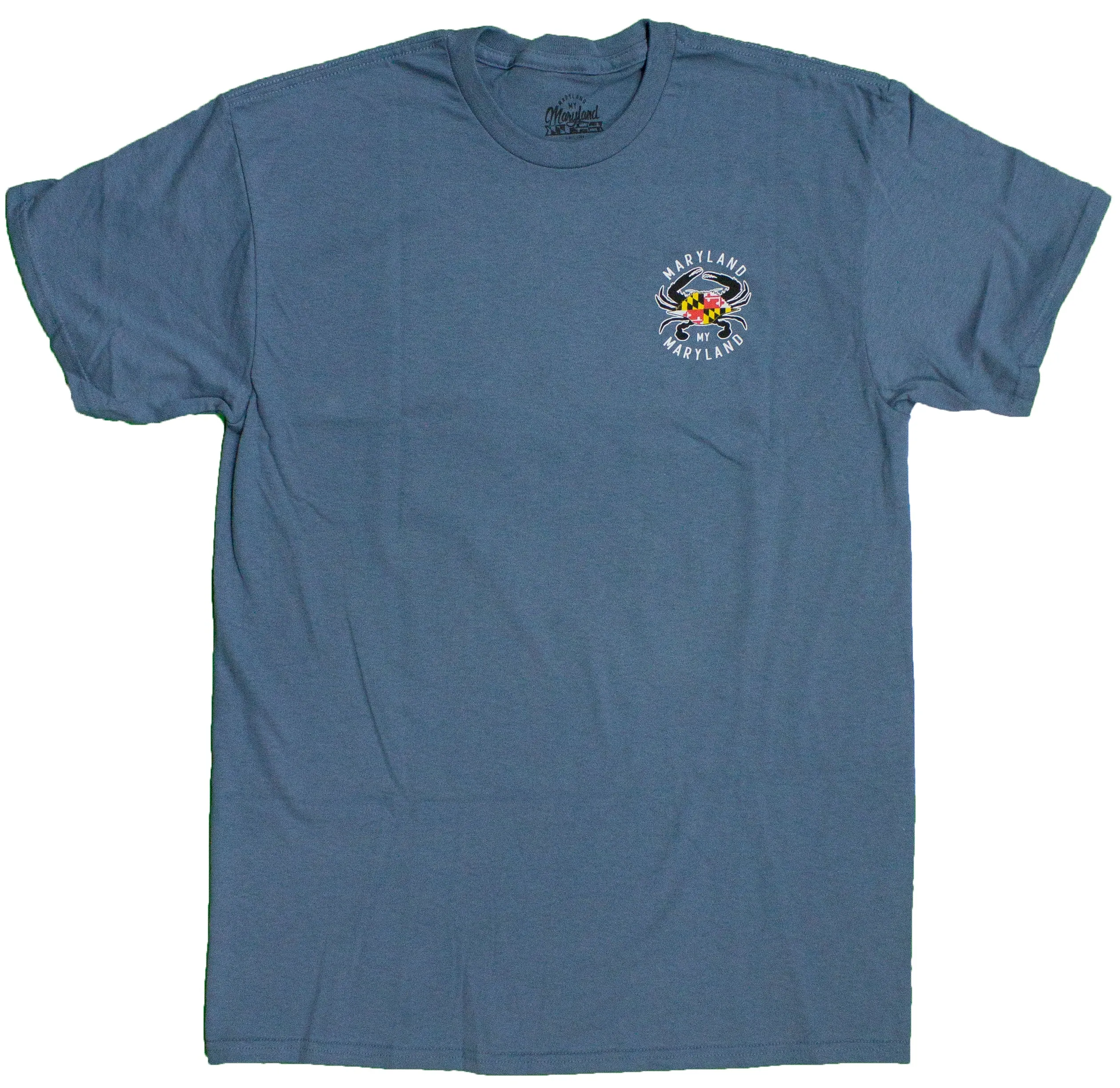 Men's Maryland Flag On Beach Vehicle Tire Cover T-Shirt