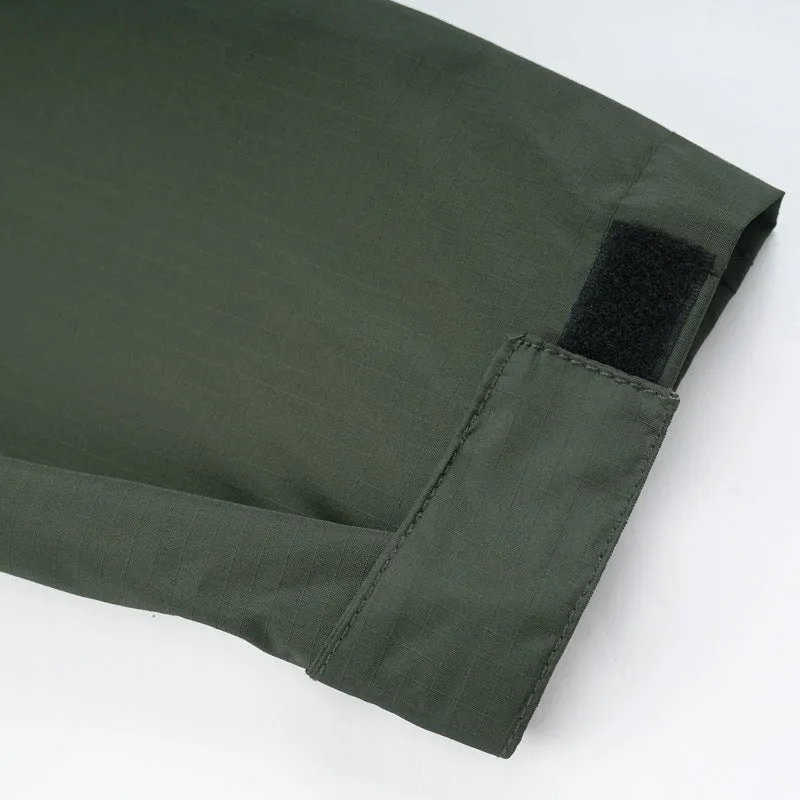 Men's Outdoor Waterproof Long Hooded Jacket