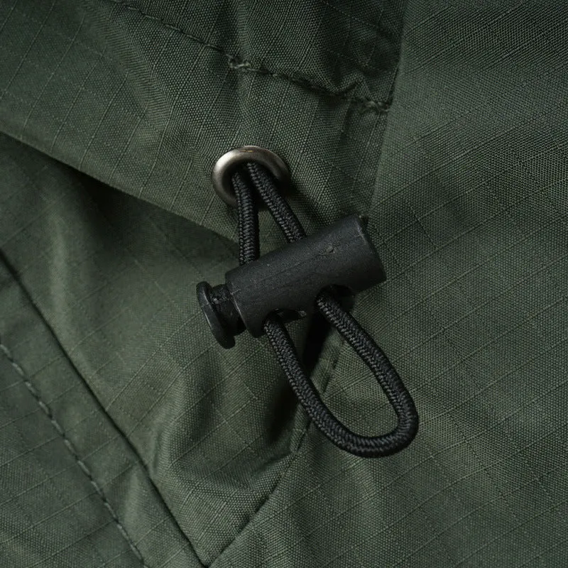 Men's Outdoor Waterproof Long Hooded Jacket