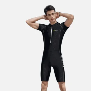 Men's Rash Guard One-piece Swimsuit