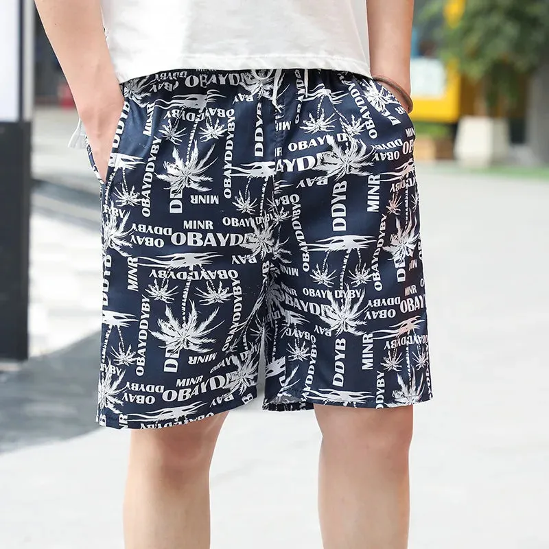 Men's Summer Sports Casual Beach Shorts Outdoor Home Fashion Shorts Light and Thin Loose Size Quick Drying Comfort