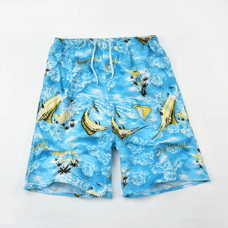 Men's Summer Sports Casual Beach Shorts Outdoor Home Fashion Shorts Light and Thin Loose Size Quick Drying Comfort