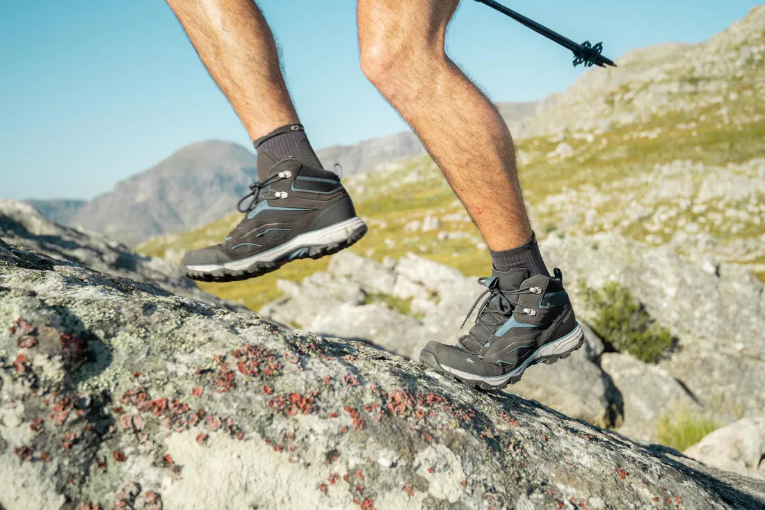 Men’s Waterproof Mid-Height Hiking Boots MH100
