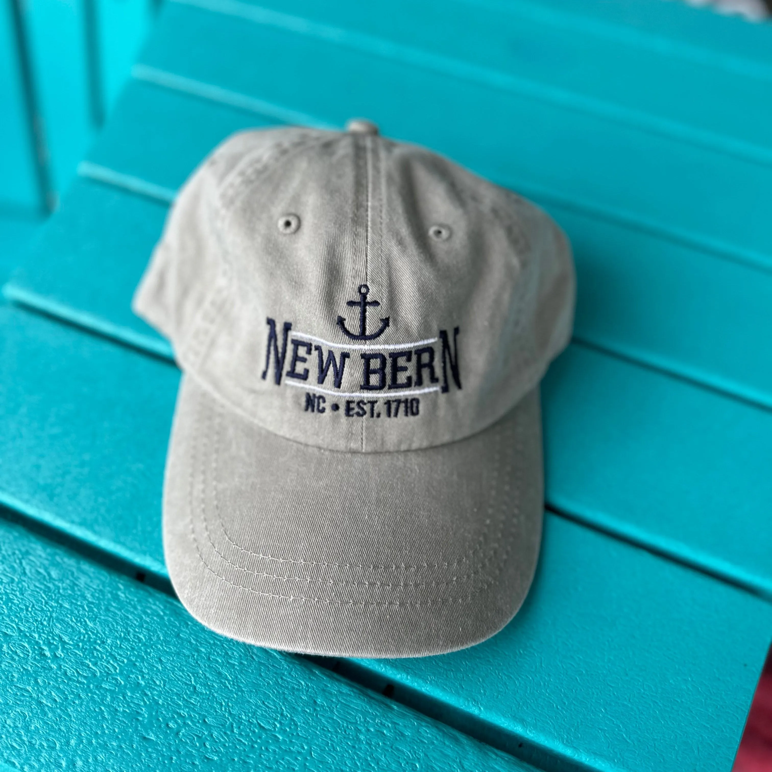 New Bern Anchor Hat in Khaki