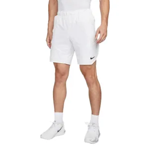 Nike Men's Advantage 9" White & Black Tennis Shorts