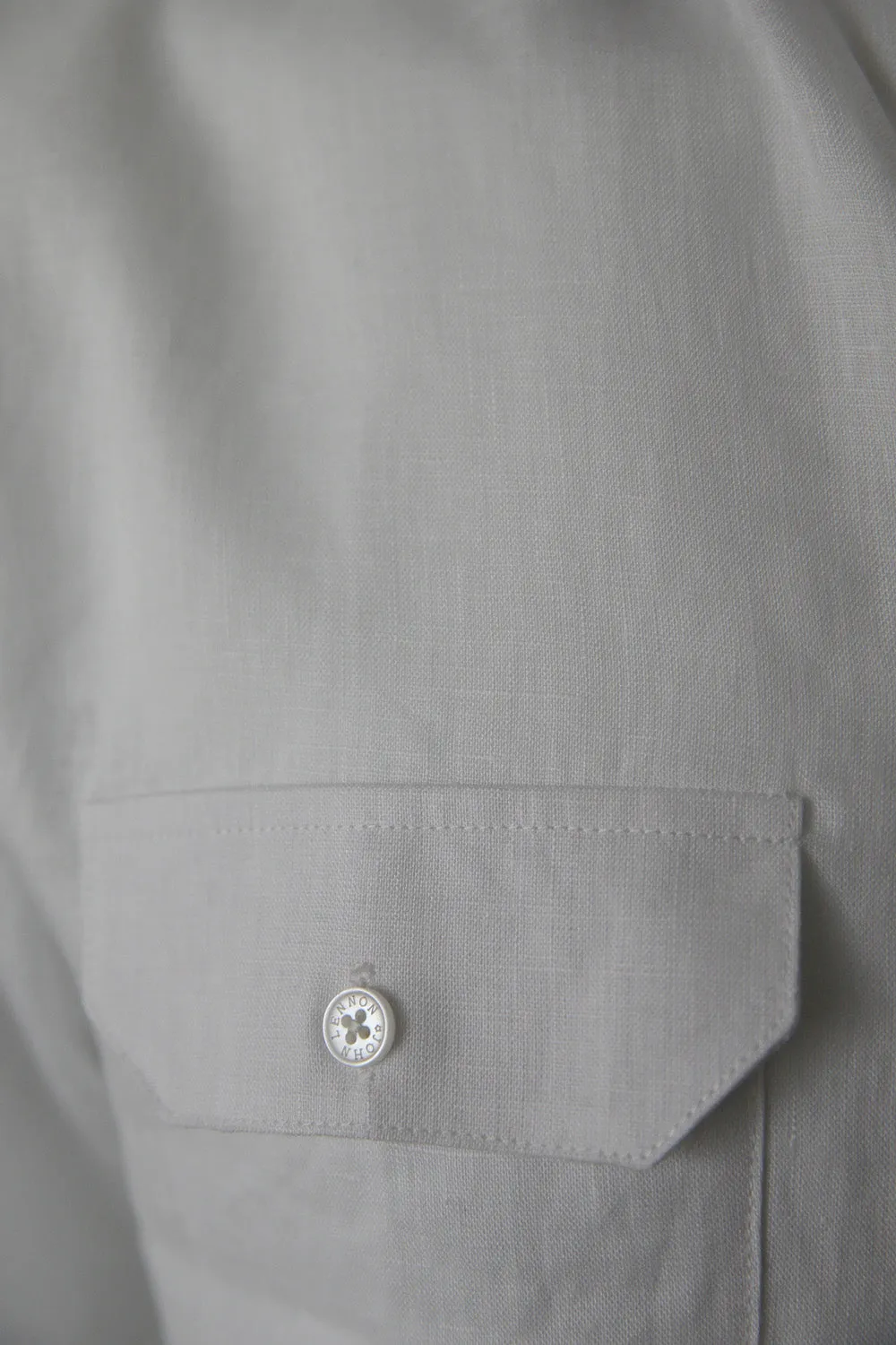 OAKWELL Short Sleeve Safari Shirt White
