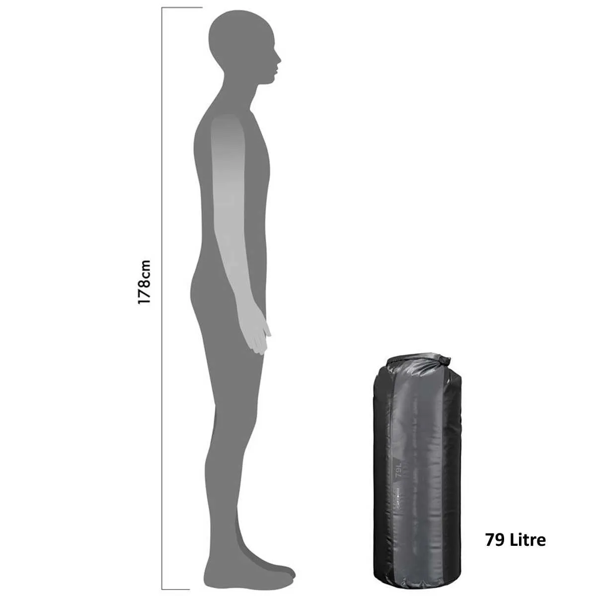 Ortlieb PD350 Waterproof Dry Bags Black/Slate 5-109L