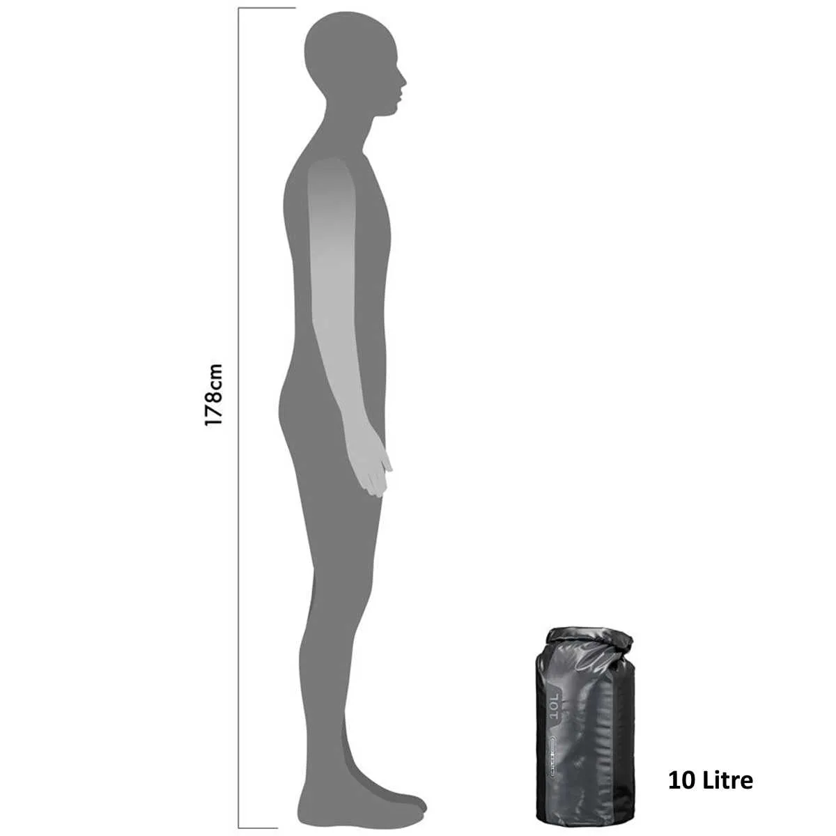 Ortlieb PD350 Waterproof Dry Bags Black/Slate 5-109L