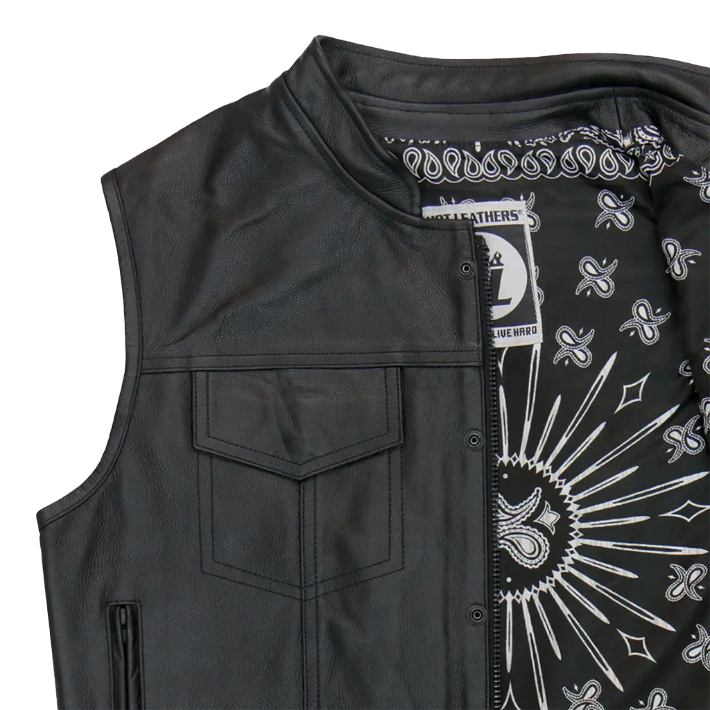 Paisley Black Club Vest