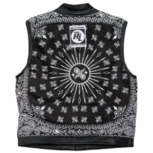 Paisley Black Club Vest