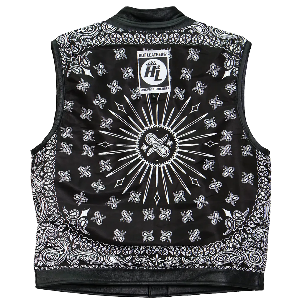 Paisley Black Club Vest