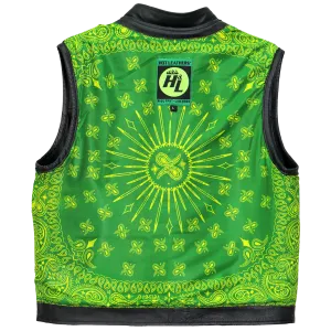 Paisley Green Club Vest