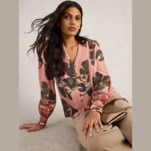 Paloma Pink Print Top