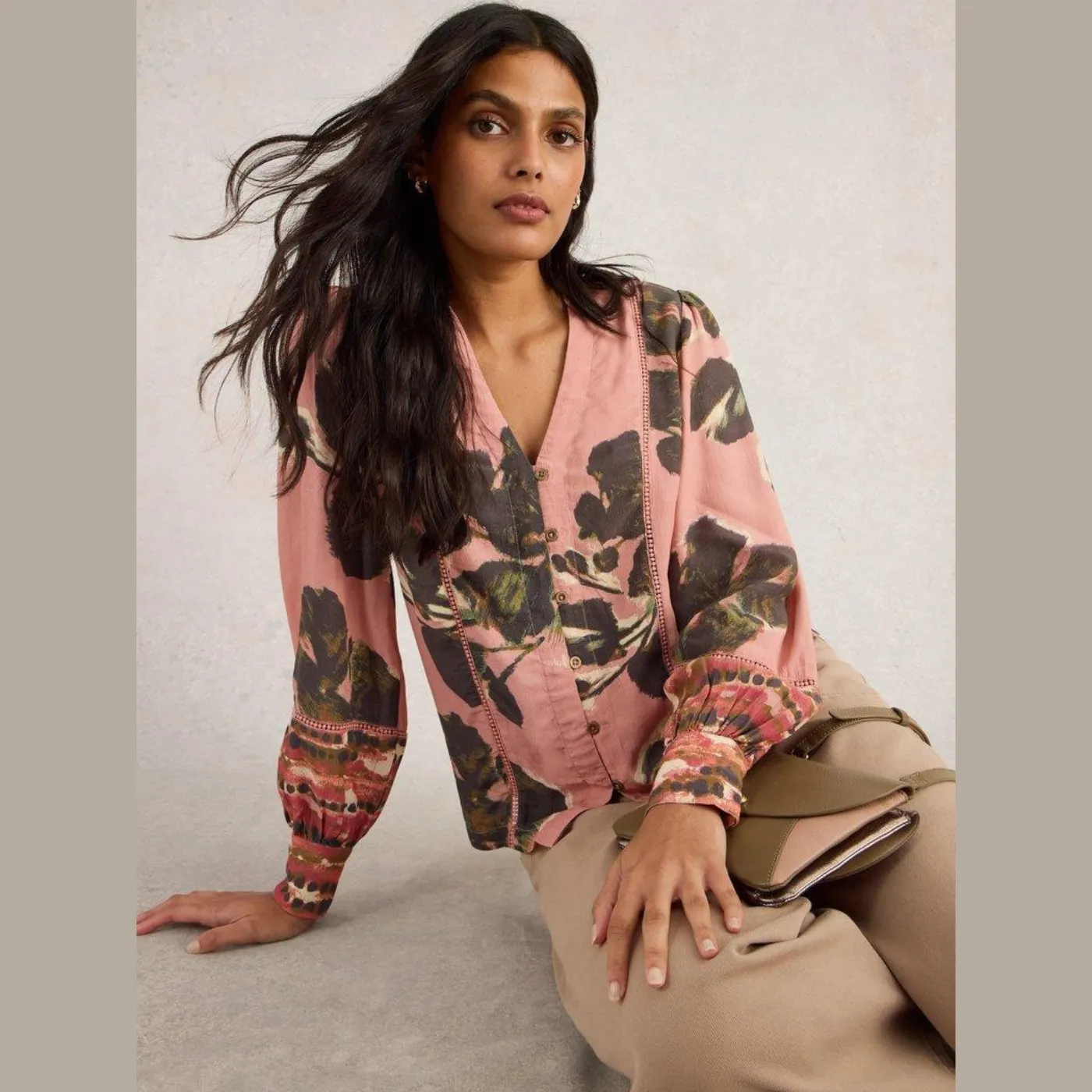 Paloma Pink Print Top