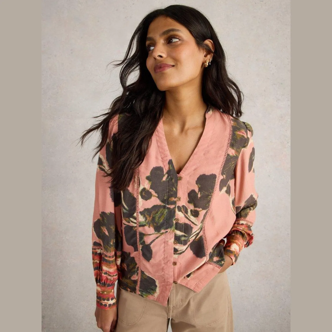 Paloma Pink Print Top