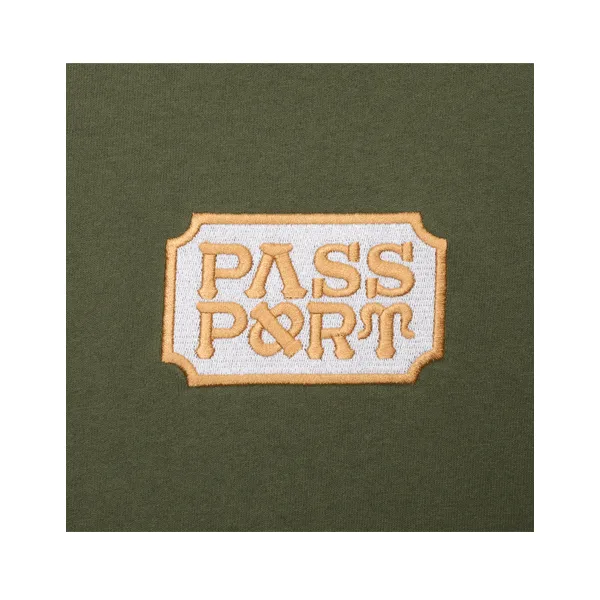 Pass Port - Yearbook Logo T-Shirt - Olive