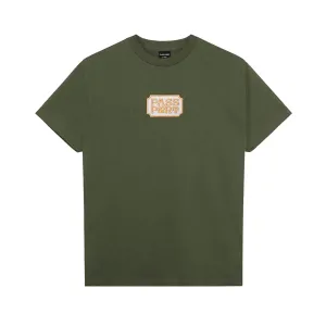 Pass Port - Yearbook Logo T-Shirt - Olive