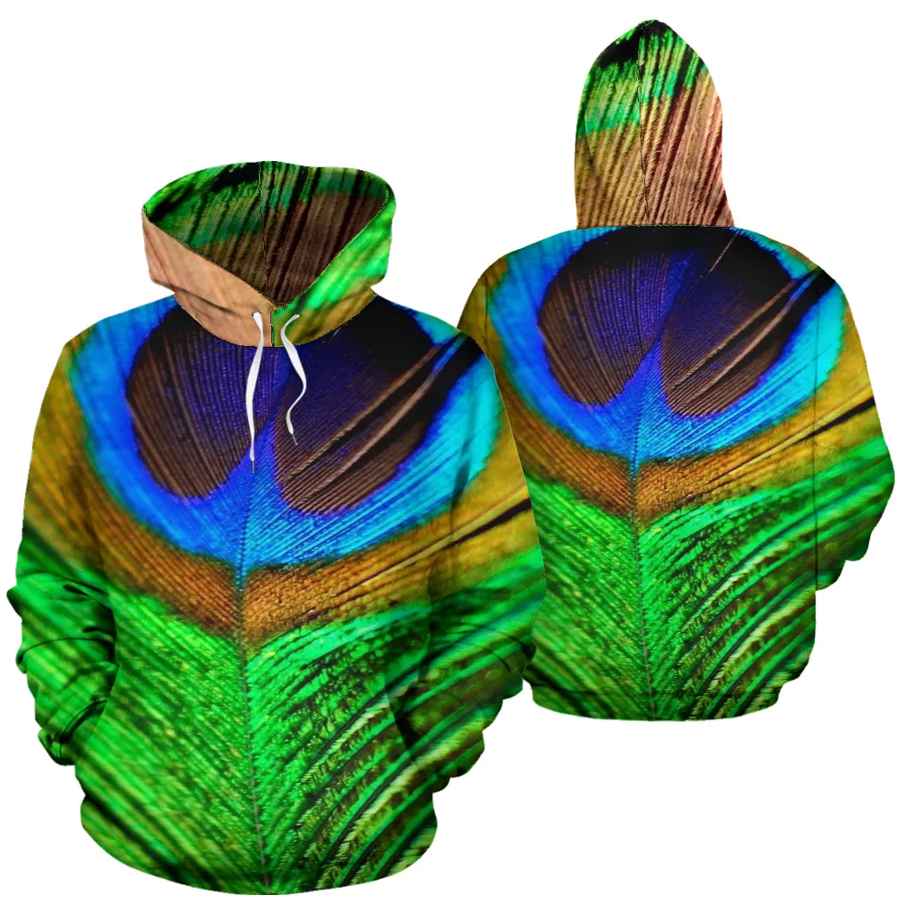 Peacock Feathers Hoodie