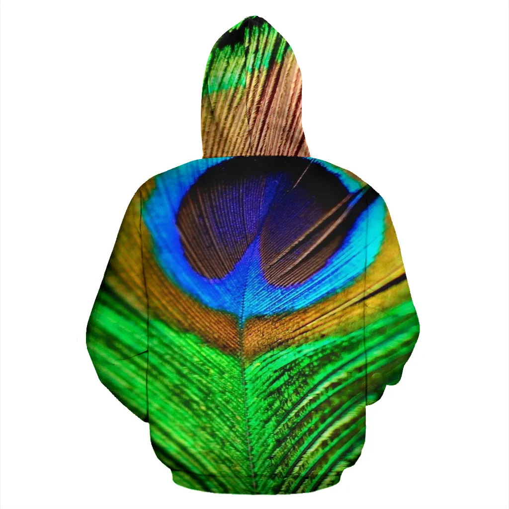 Peacock Feathers Hoodie