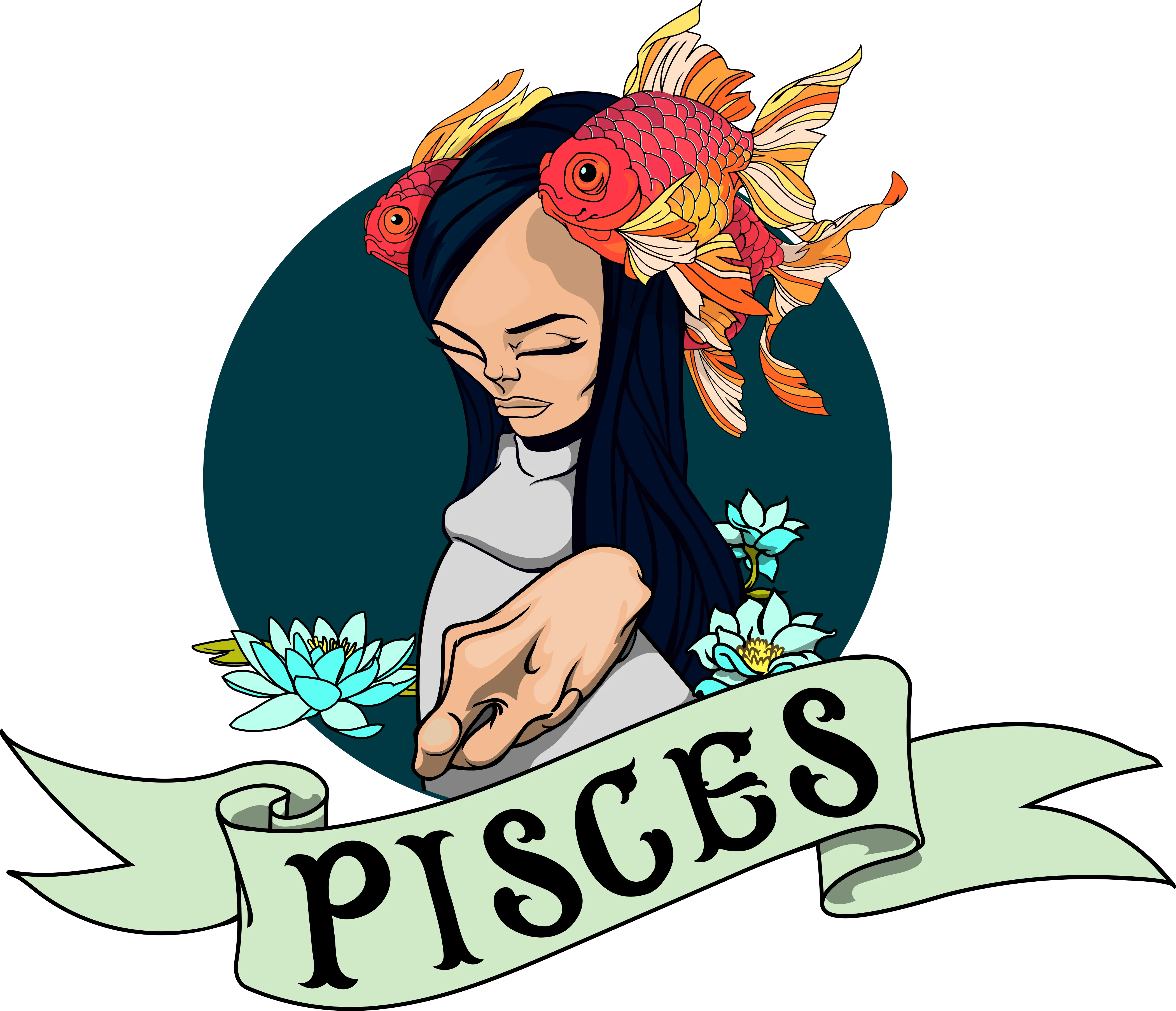 PISCES BY SAM FLORES MEN'S  TEE