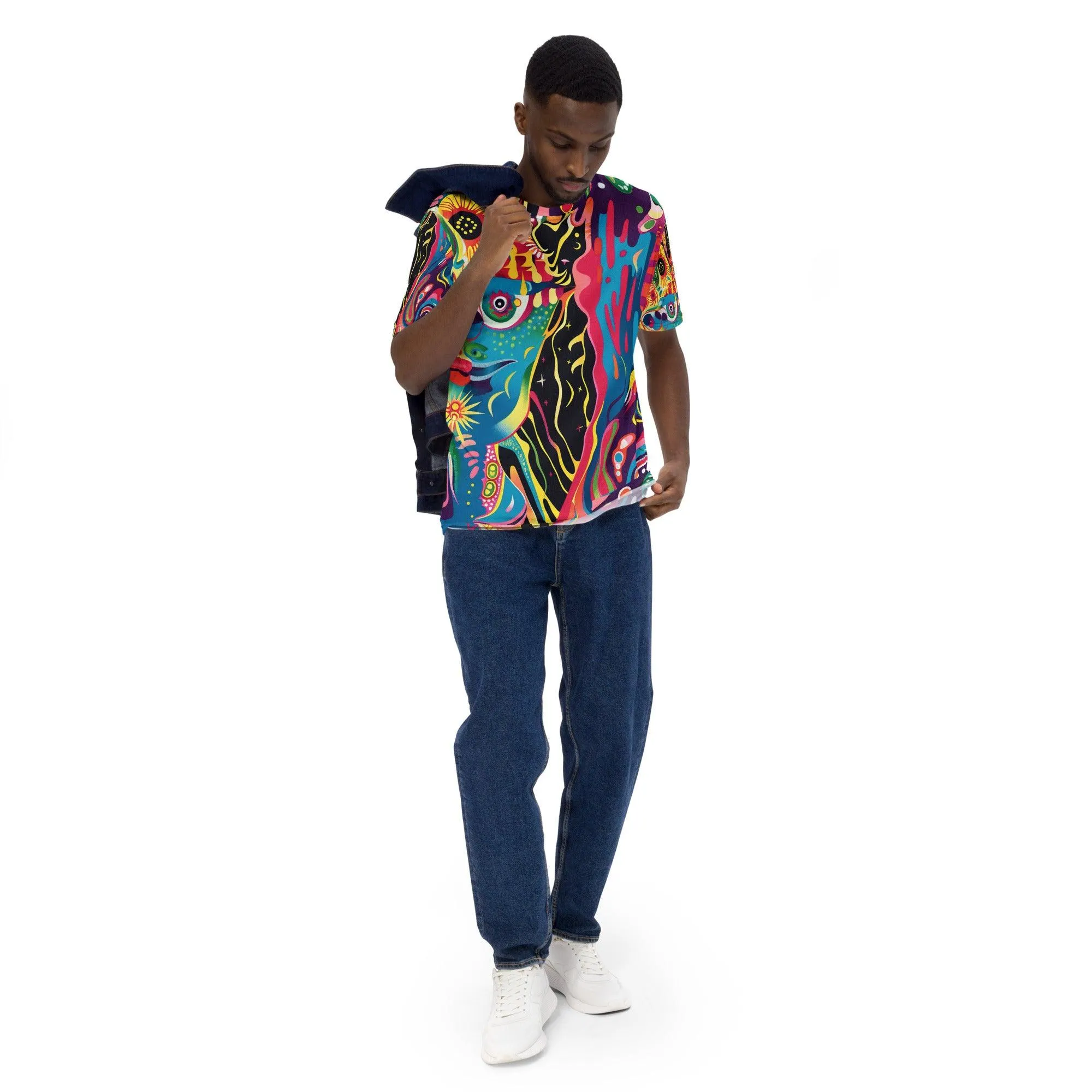 Psychedelic Vibes Men's Festival T-Shirt