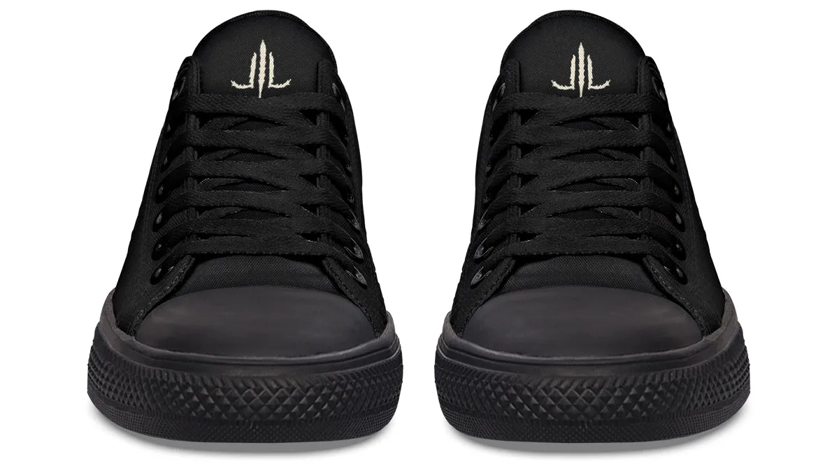 Pumpkin Cat Low Tops