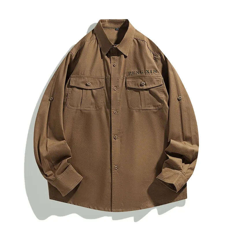 Pure Cotton Casual Oversize Shirt Men