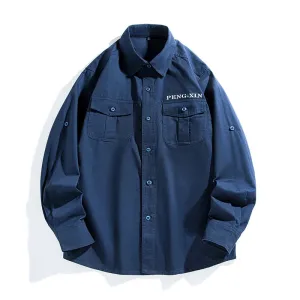 Pure Cotton Casual Oversize Shirt Men