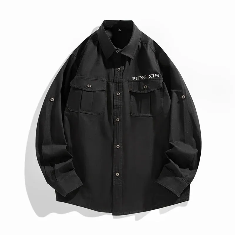Pure Cotton Casual Oversize Shirt Men