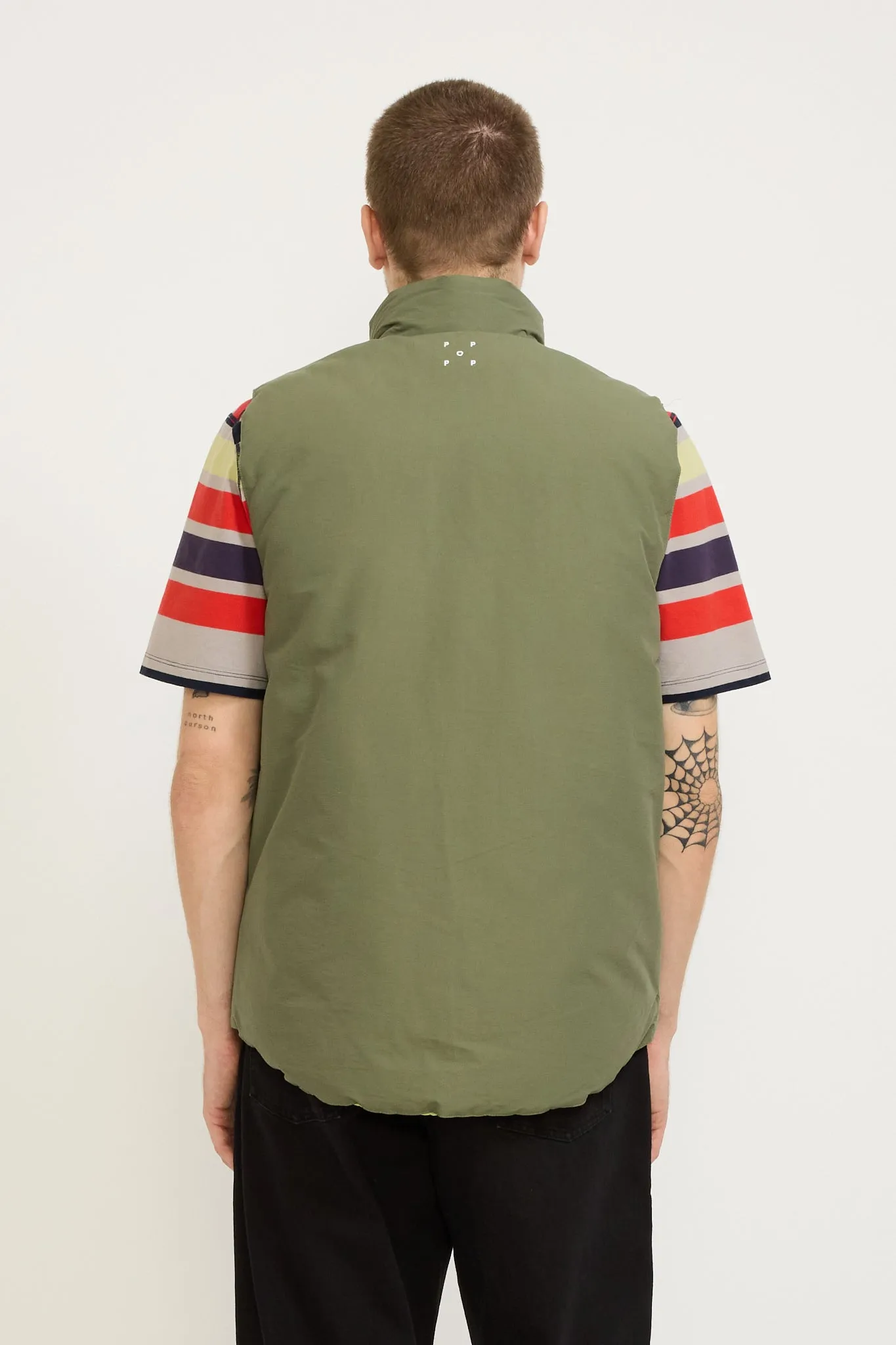 Quilted Reversible Vest Four Leaf Clover