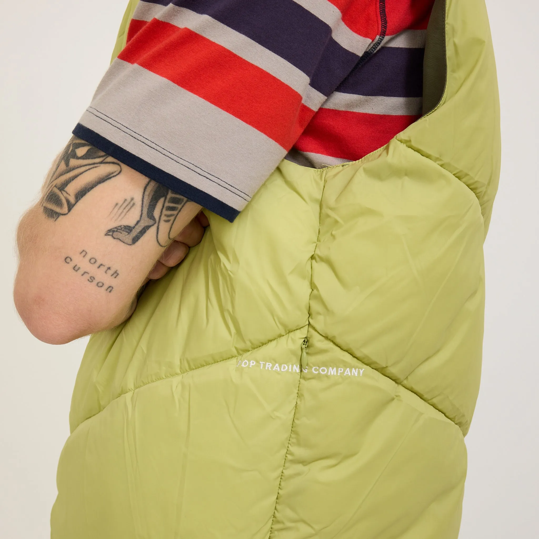 Quilted Reversible Vest Four Leaf Clover